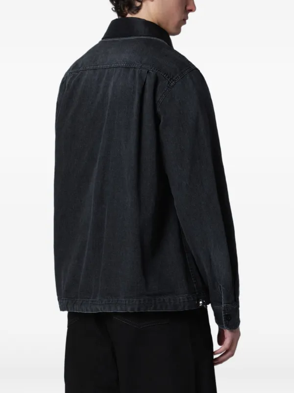 Sacai zip-up Jacket | Black | FARFETCH