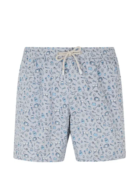 MC2 Saint Barth Lighting Micro Fantasy graphic-print swim shorts