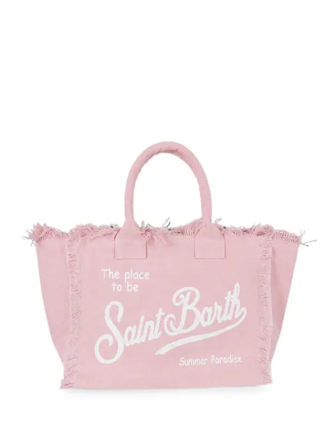 MC2 Saint Barth bolso de hombro Vanity con borde deshilachado