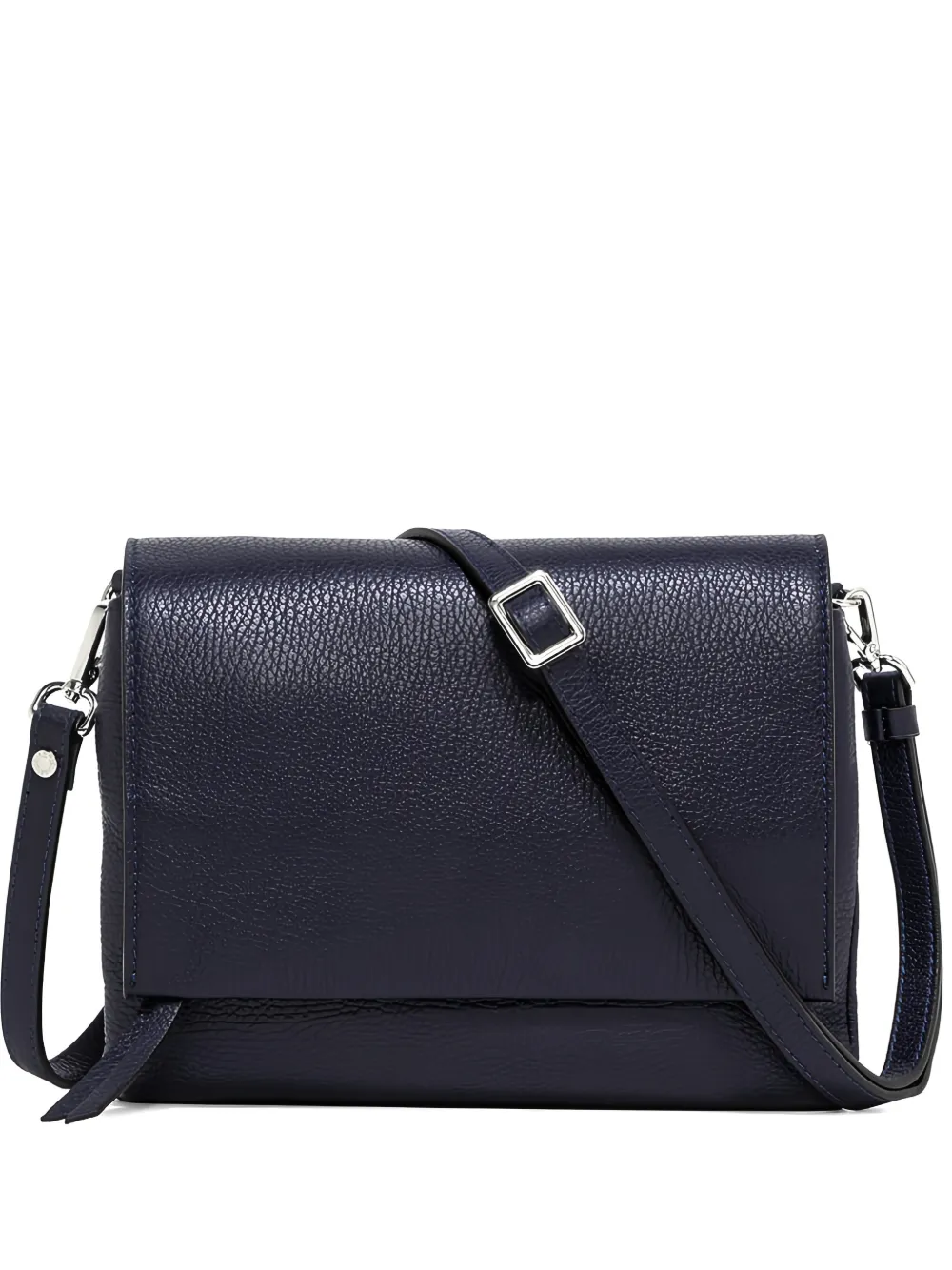 GIANNI CHIARINI small Three pebbled leather shoulder bag - Blau