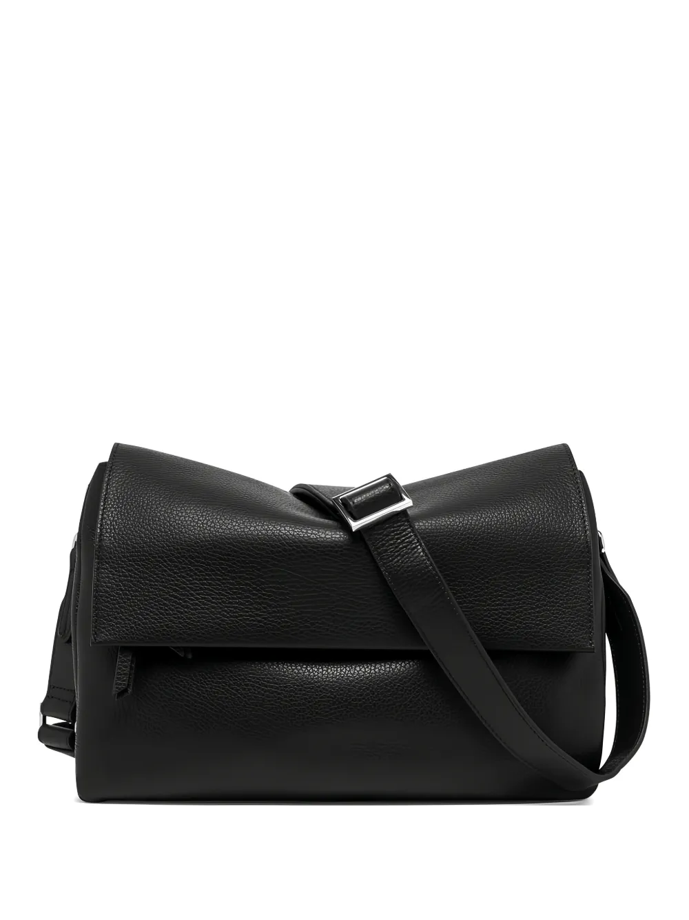 GIANNI CHIARINI medium Three grainy-leather shoulder bag - Nero