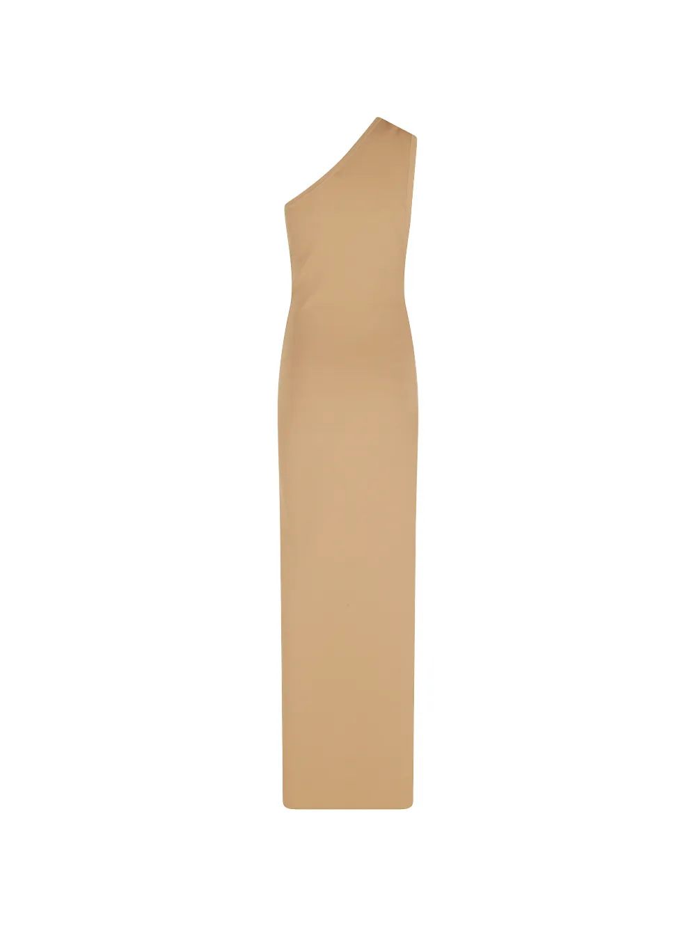 Elisabetta Franchi Milano asymmetrische jurk met hardware Beige