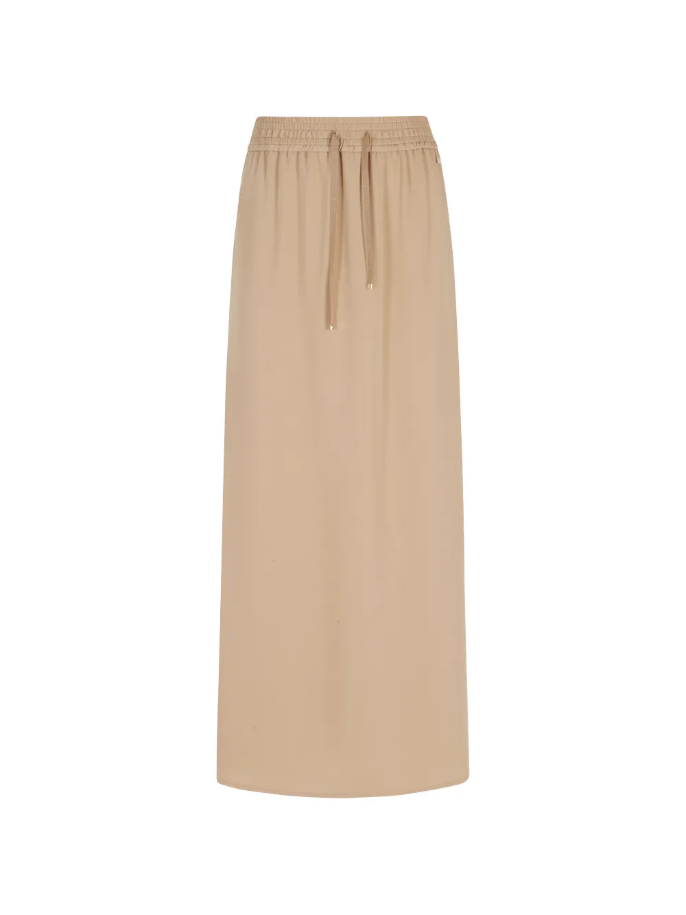 Herno drawstring side-slit mid skirt - Nude