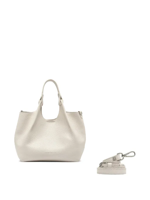 GIANNI CHIARINI Dua レザーハンドバッグ | ホワイト | FARFETCH JP