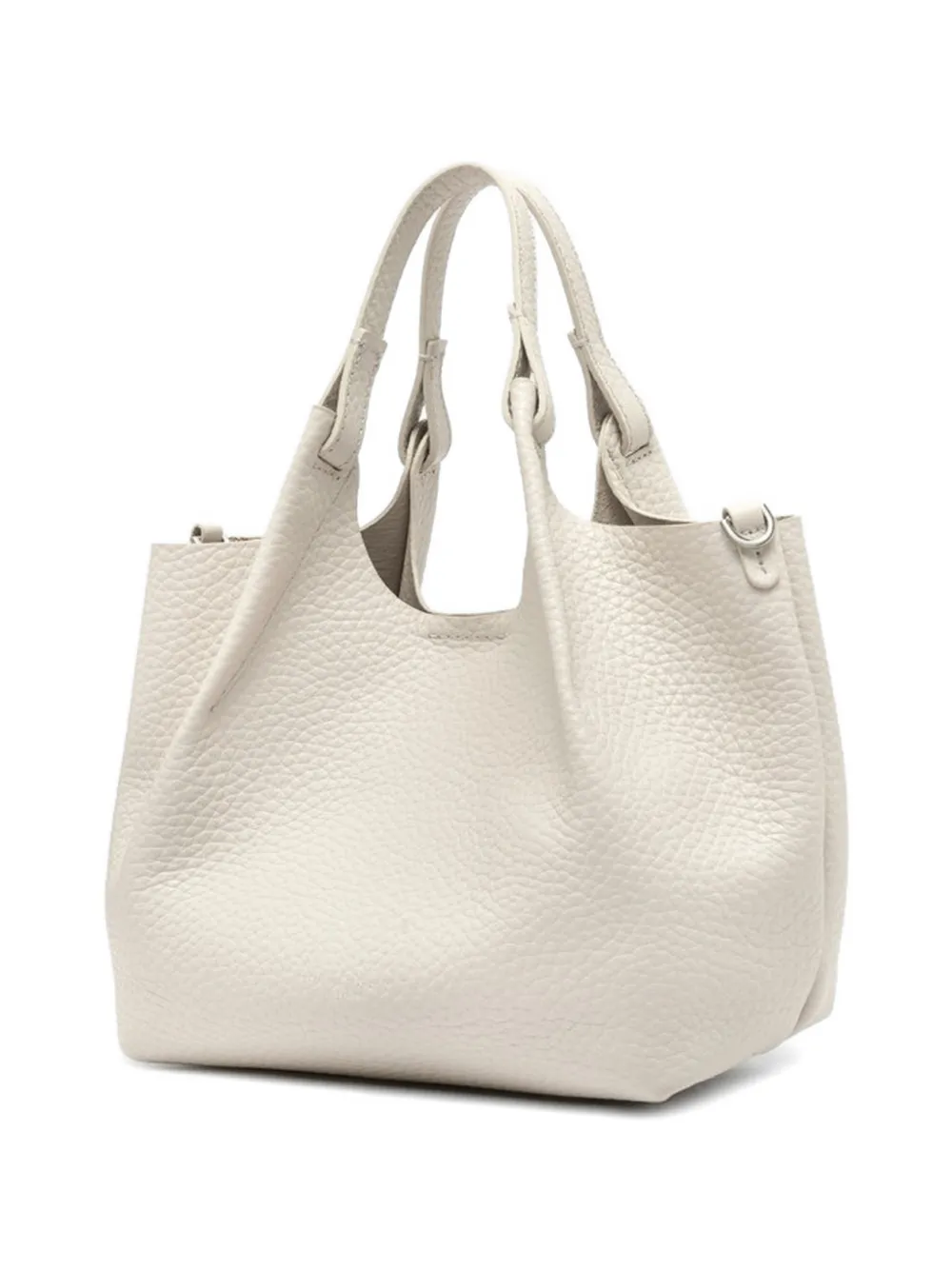 GIANNI CHIARINI Medium Dua shopper met textuur Wit