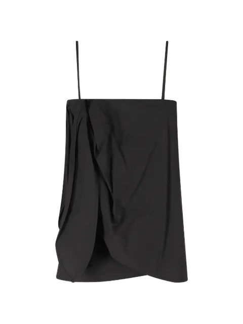 Isabelle Blanche draped asymmetric top