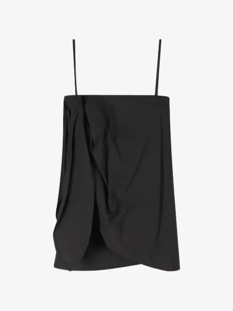 Isabelle Blanche draped asymmetric top