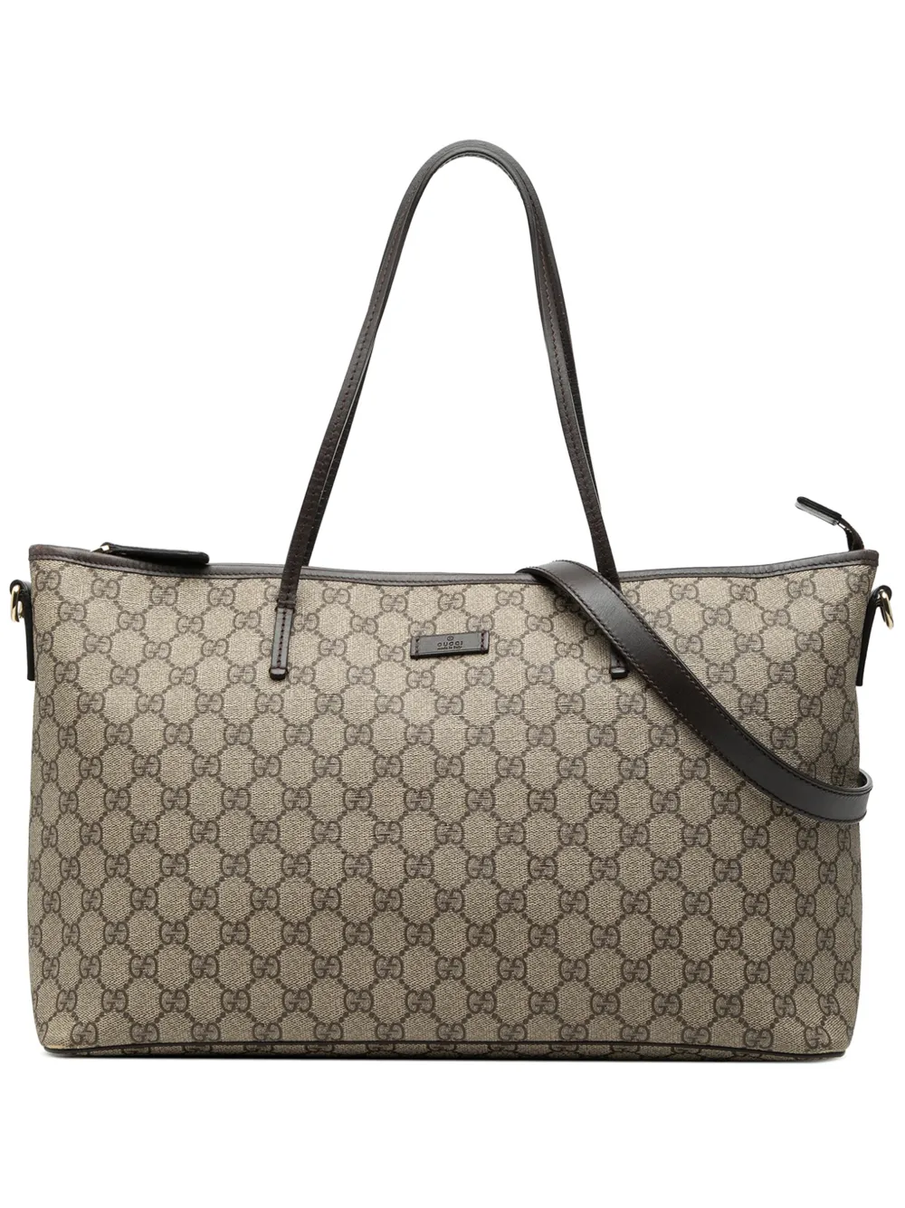 Gucci Pre-Owned 2000-2015 GG Supreme satchel - Marrone