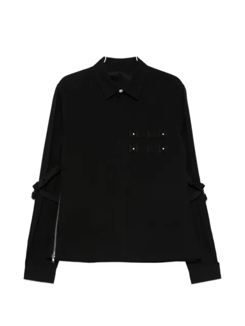 Rick Owens buckle-strap shirt