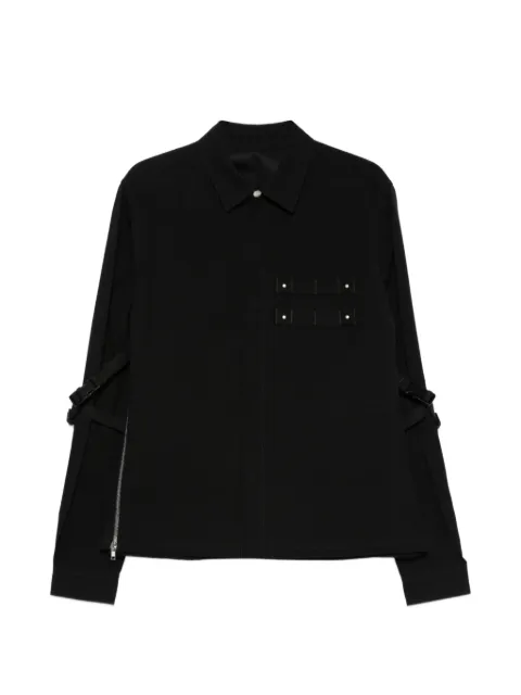 Rick Owens buckle-strap shirt