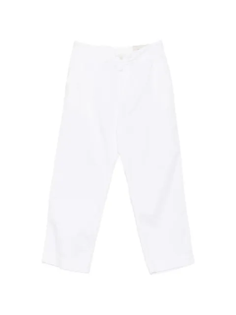 original vintage style straight-leg cotton trousers