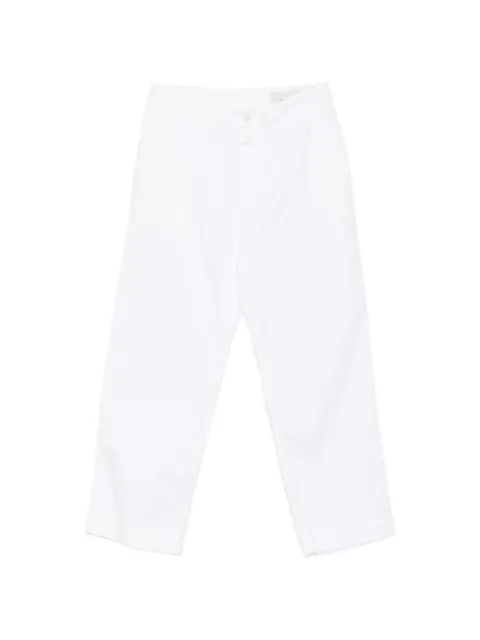 original vintage style straight-leg cotton trousers
