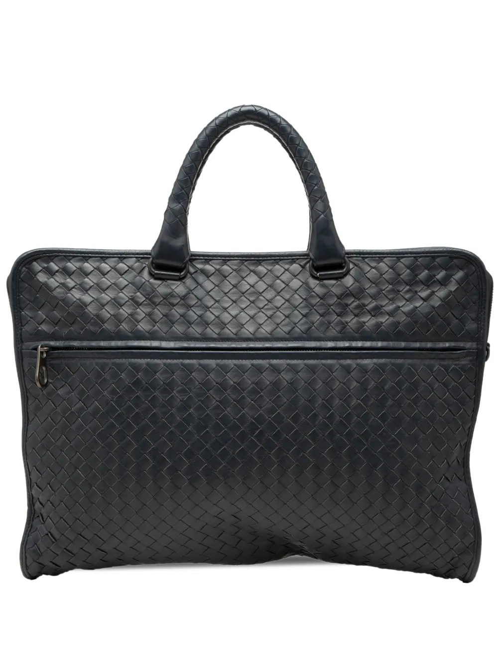 Bottega Veneta Pre-Owned 2012-2026 Nappa Intrecciato business bag - Blu
