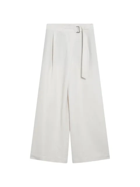 Brunello Cucinelli pantalones con detalle de pinzas y cinturón