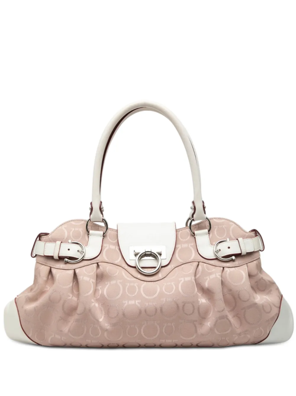 Ferragamo Pre-Owned 2021 Gancini Canvas Marisa handbag - Rosa