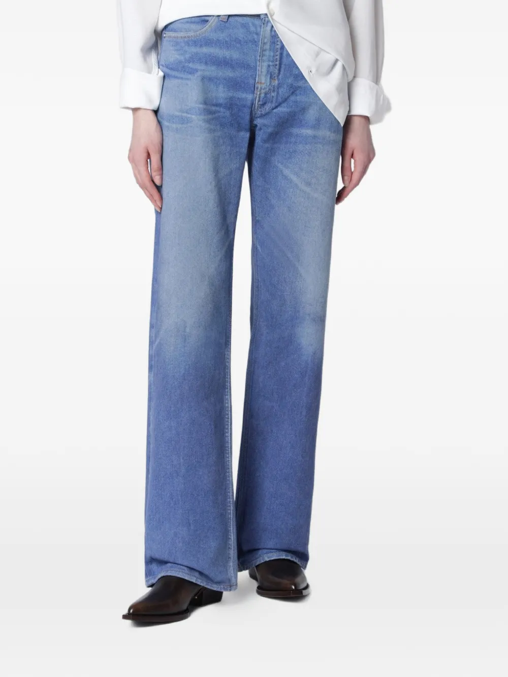 OUR LEGACY Wata stone-washed jeans - Blu