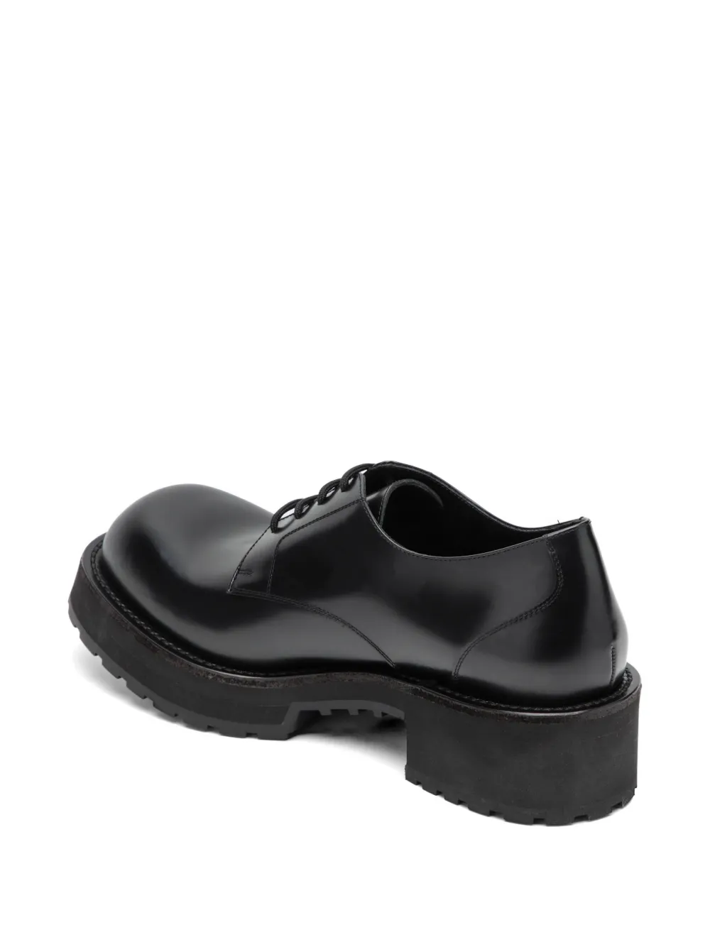 Balenciaga Venom leren derby veterschoenen Zwart