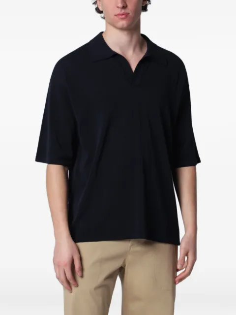 Roberto Collina drop-shoulder polo shirt