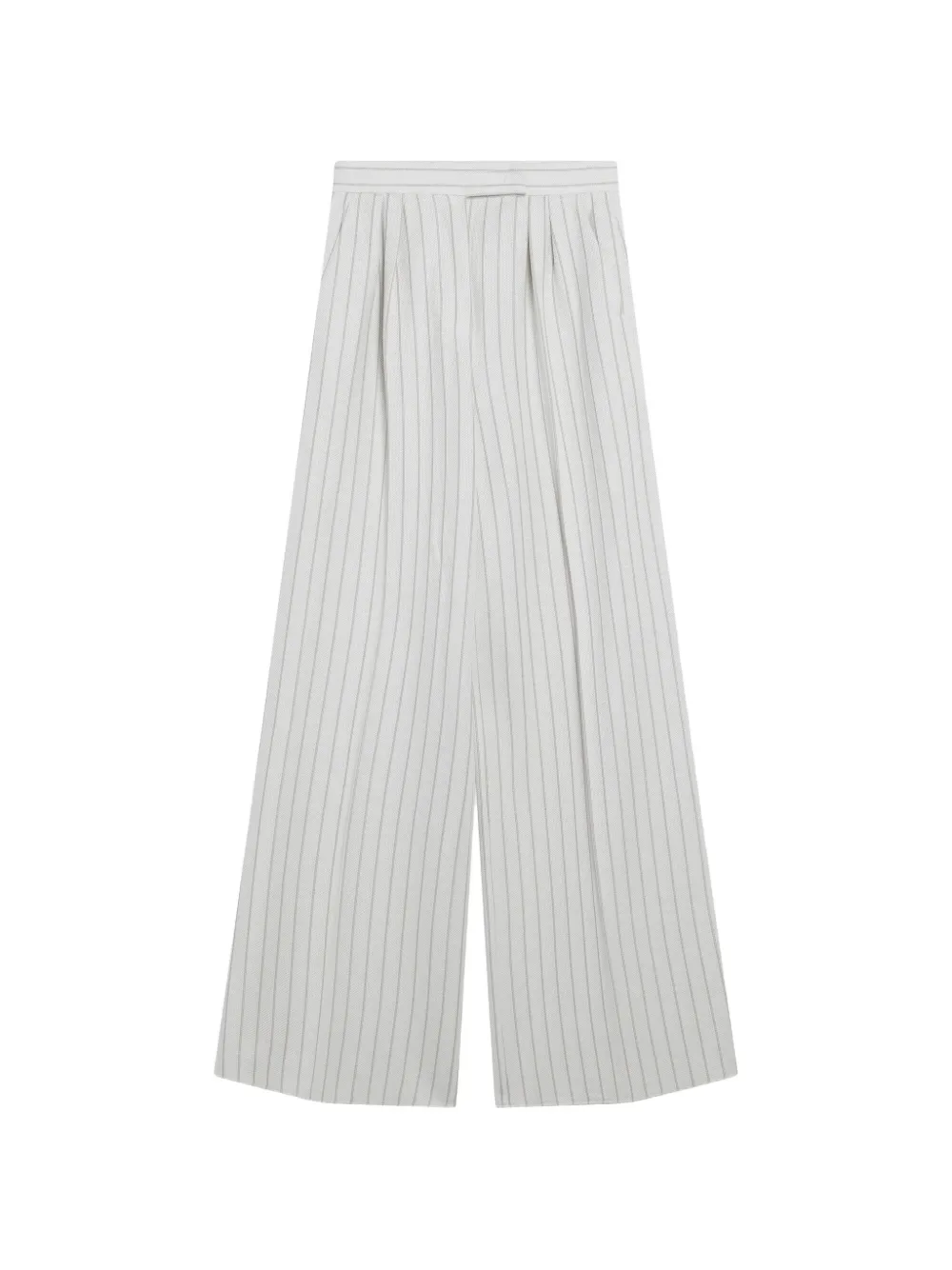 Max Mara pinstriped trousers - Bianco