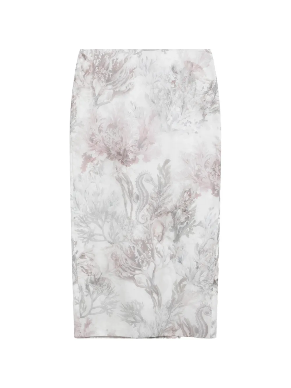 Max Mara Mxsultimo print pencil midi skirt - Bianco