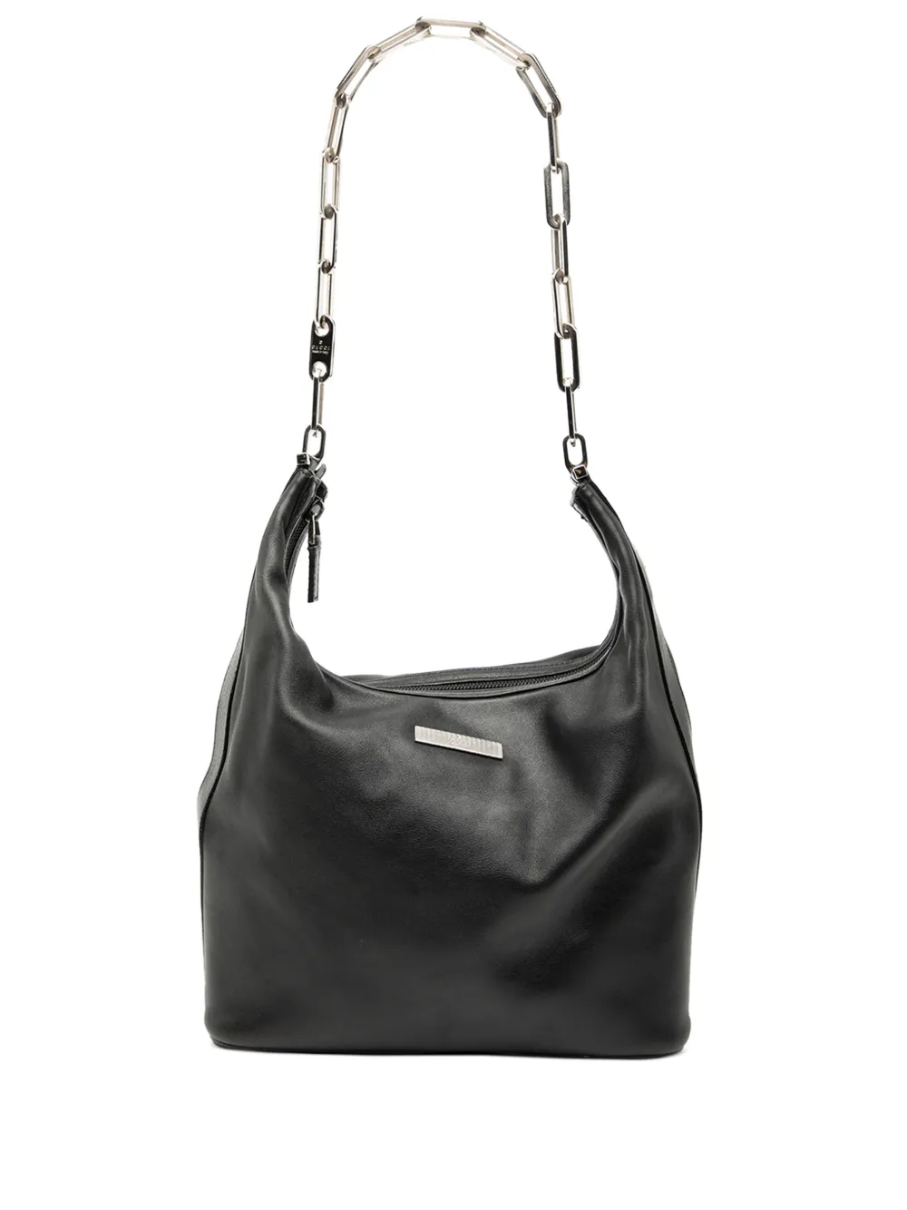 Gucci Pre-Owned 2000-2015 Leather Chain shoulder bag - Nero
