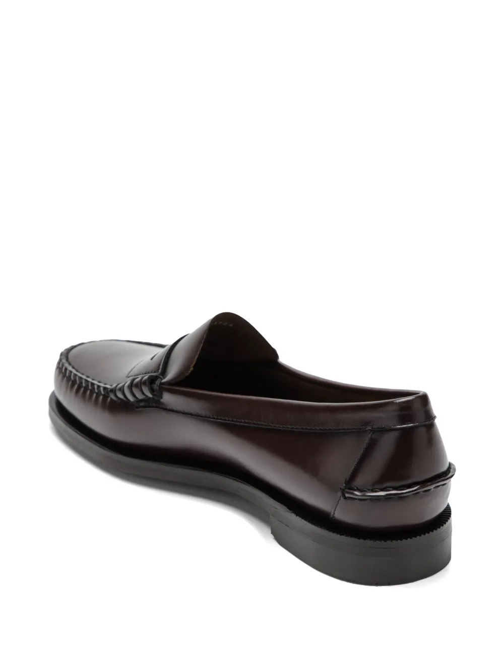 Sebago Classic Dan penny loafers met gevlochten detail Bruin