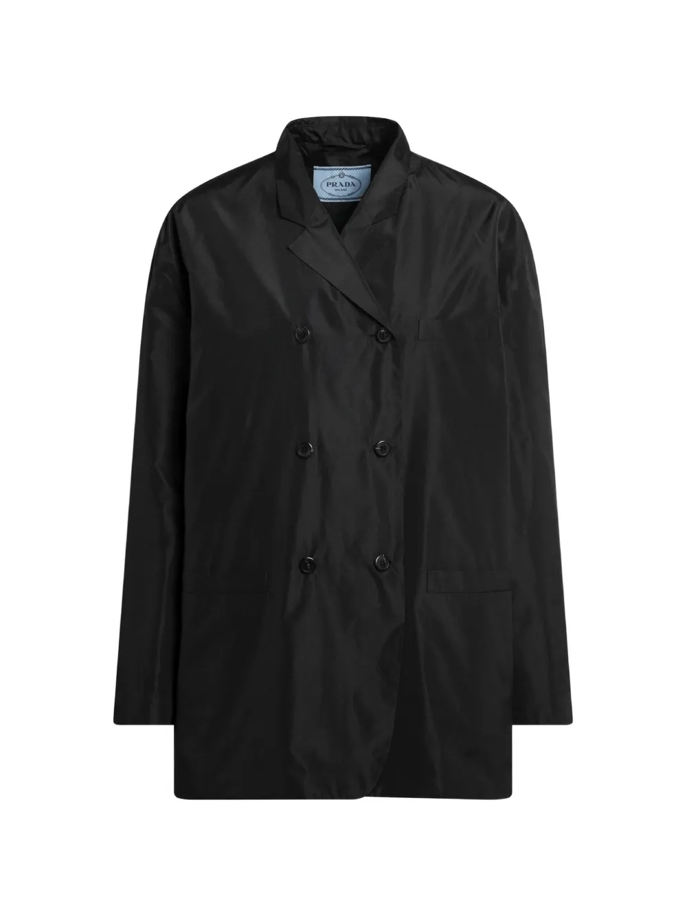 Prada double-breasted jacket - Schwarz