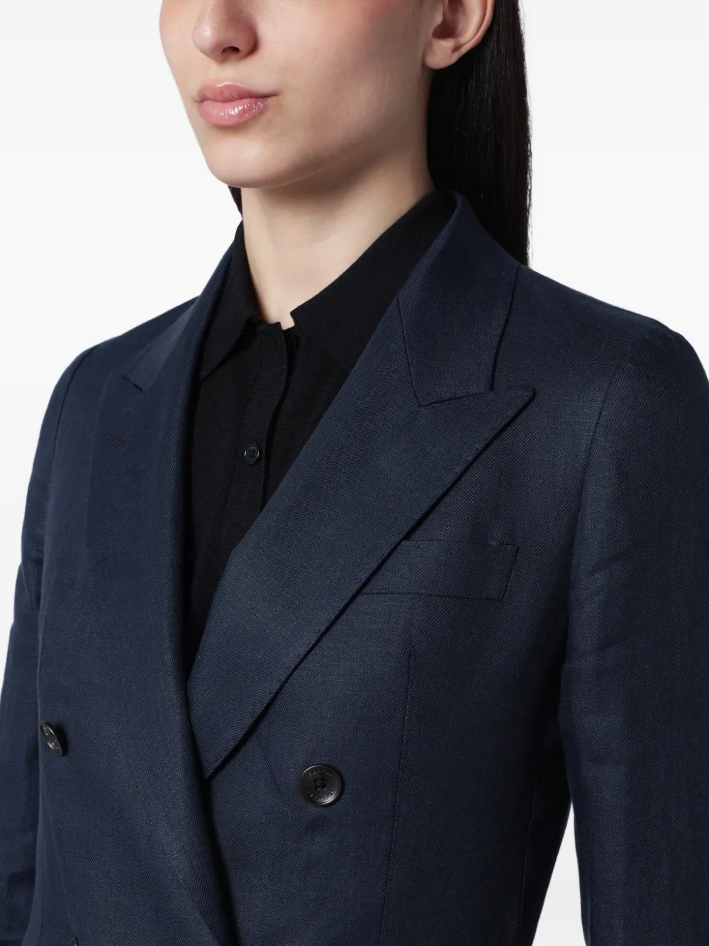 Tagliatore Blazer met dubbele rij knopen Blauw