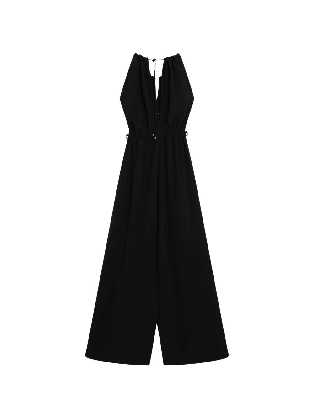  Max Mara Tie Detail Jumpsuit - Black 