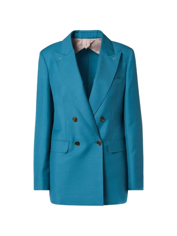 Max Mara ダブルジャケット | ブルー | FARFETCH JP