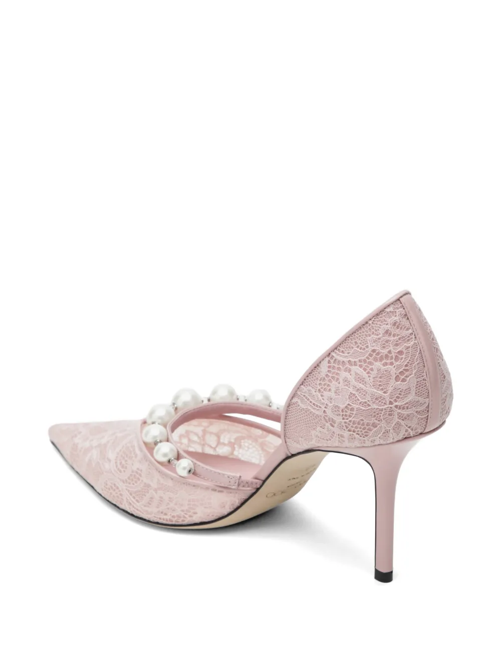 Jimmy Choo Aurelie pumps met veterparel Roze