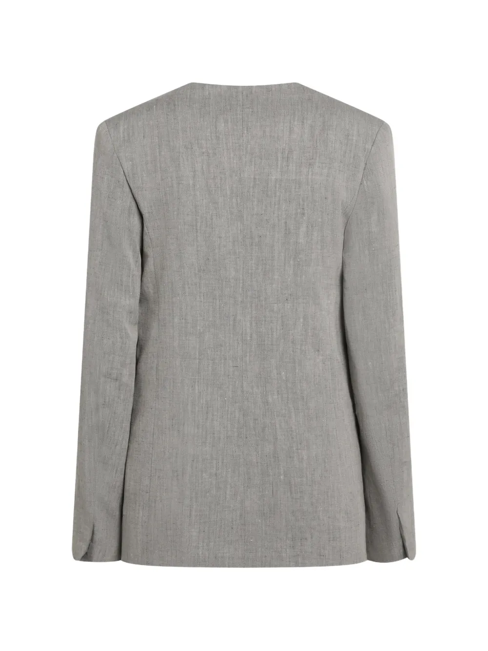 LouLou de Saison Jack met asymmetrische revers Grijs