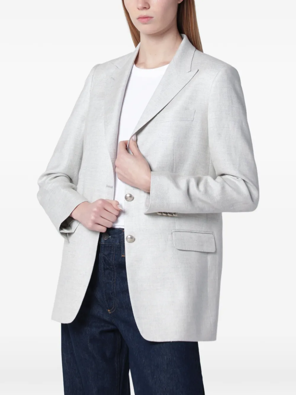 Tagliatore single-breasted blazer - Grigio