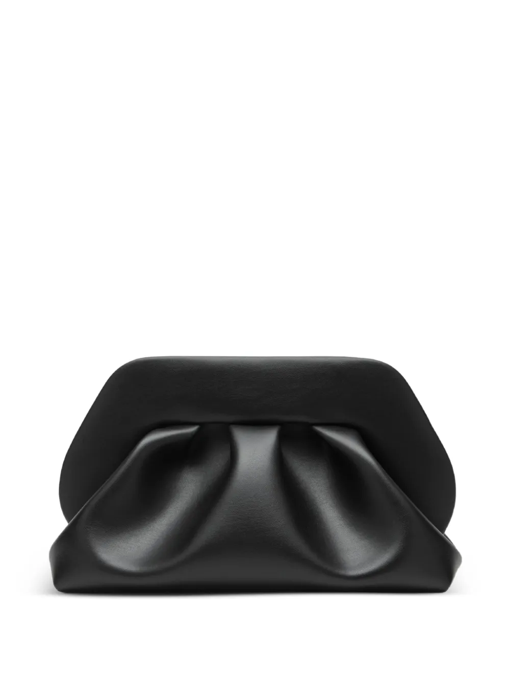 Themoirè gathered bios medium shoulder bag - Nero