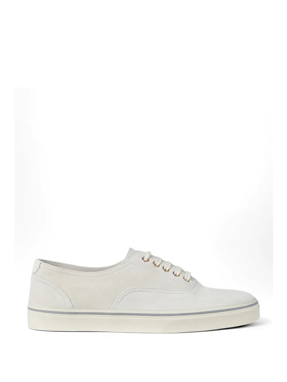 Brunello Cucinelli leather panelled sneakers - Neutrals