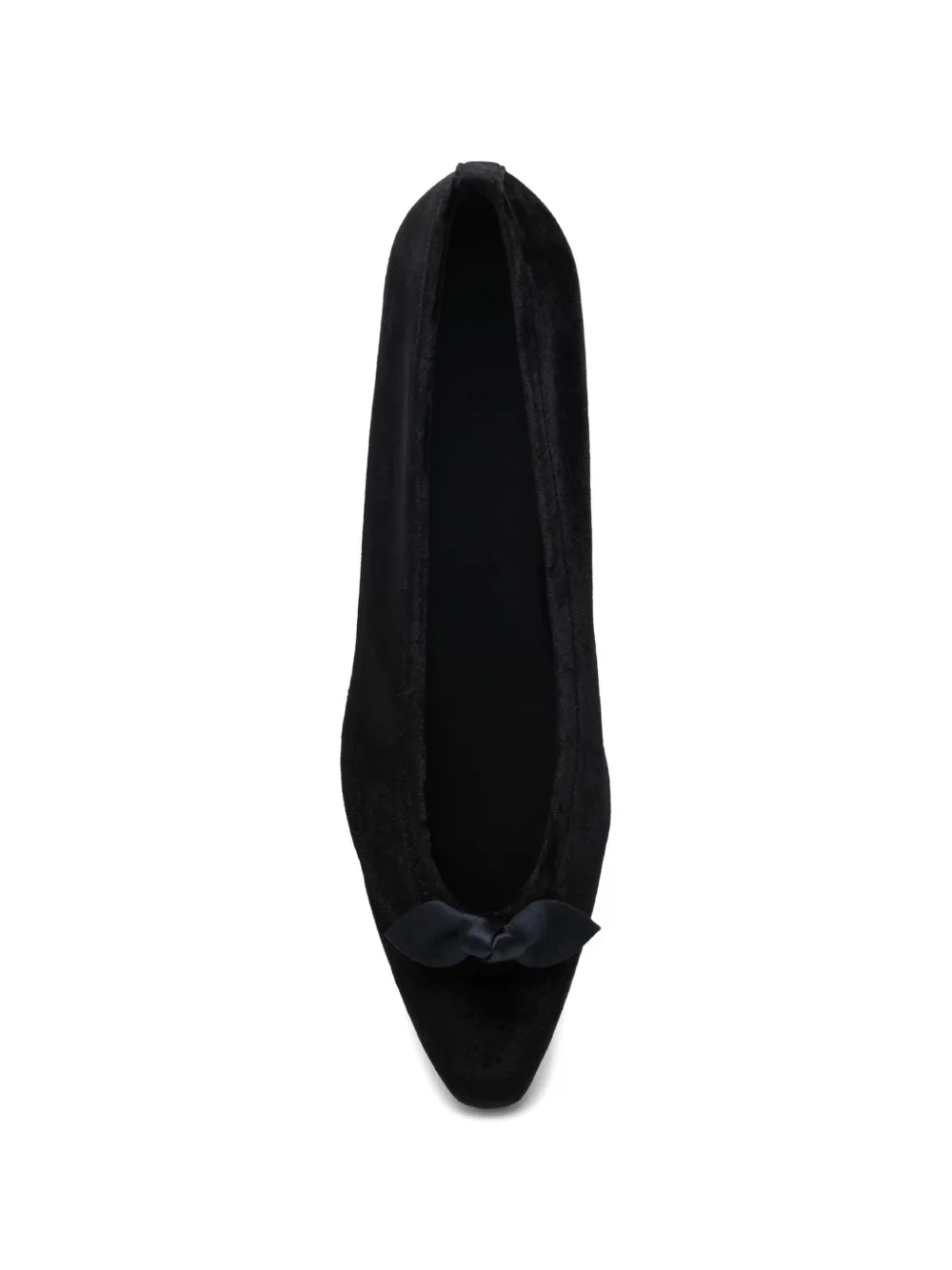 Loro Piana Ballerina's met strikdetail Zwart