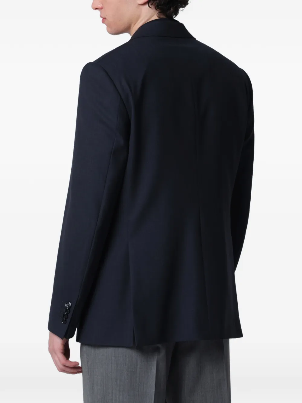 Lardini Blazer met enkele rij knopen Blauw