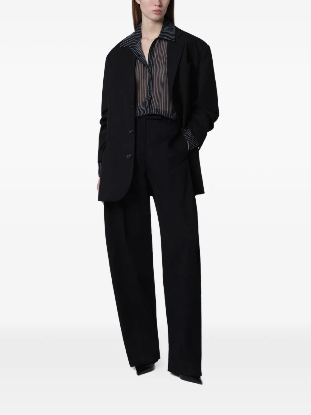  Thelatest Wide-leg Trousers - Black 