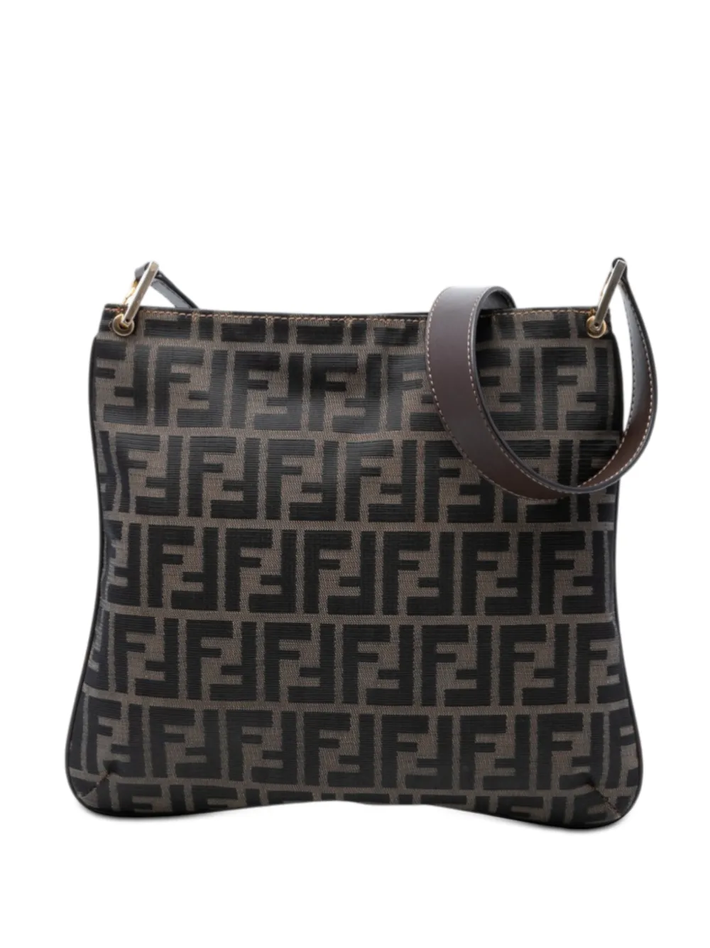 Fendi Pre-Owned 20th Century Zucca Coated Canvas shoulder bag - Marrone