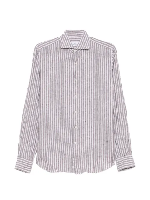 Alessandro Gherardi vertical-stripes linen shirt