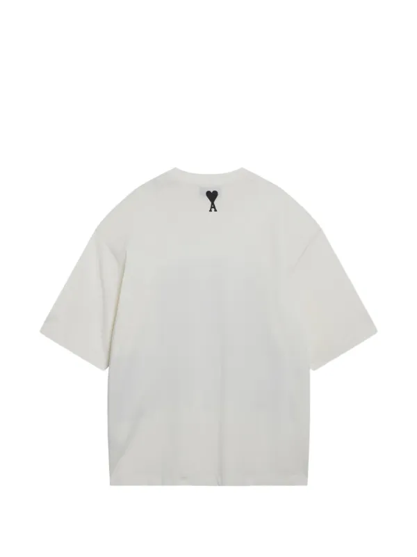 AMI Paris ロゴ Tシャツ | ホワイト | FARFETCH JP