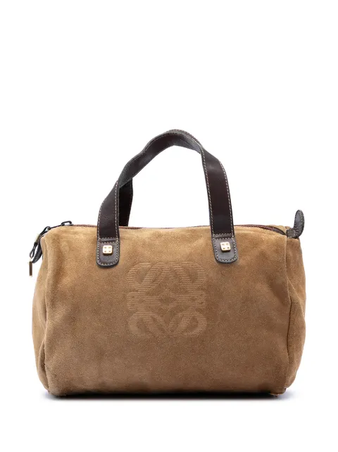 Loewe Pre-Owned bolsa boston Anagram de gamuza 2010-2026