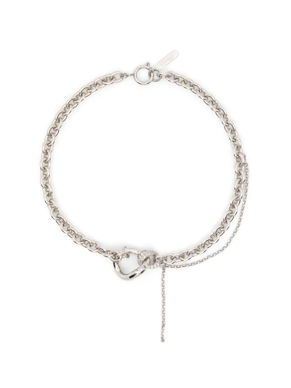 Justine Clenquet Collana Brett con cristalli - Argento
