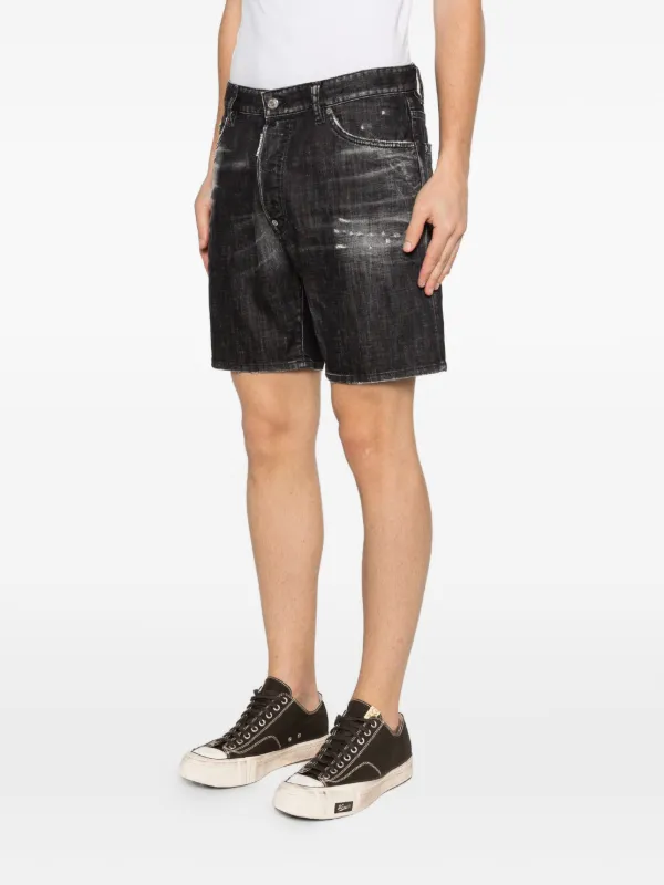 DSQUARED2 ダメージ ショートパンツ | ブラック | FARFETCH JP