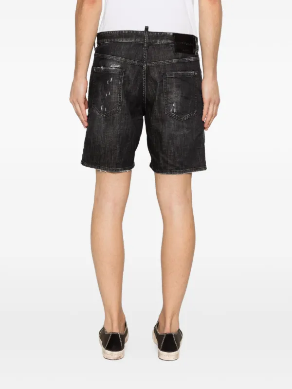 DSQUARED2 ダメージ ショートパンツ | ブラック | FARFETCH JP
