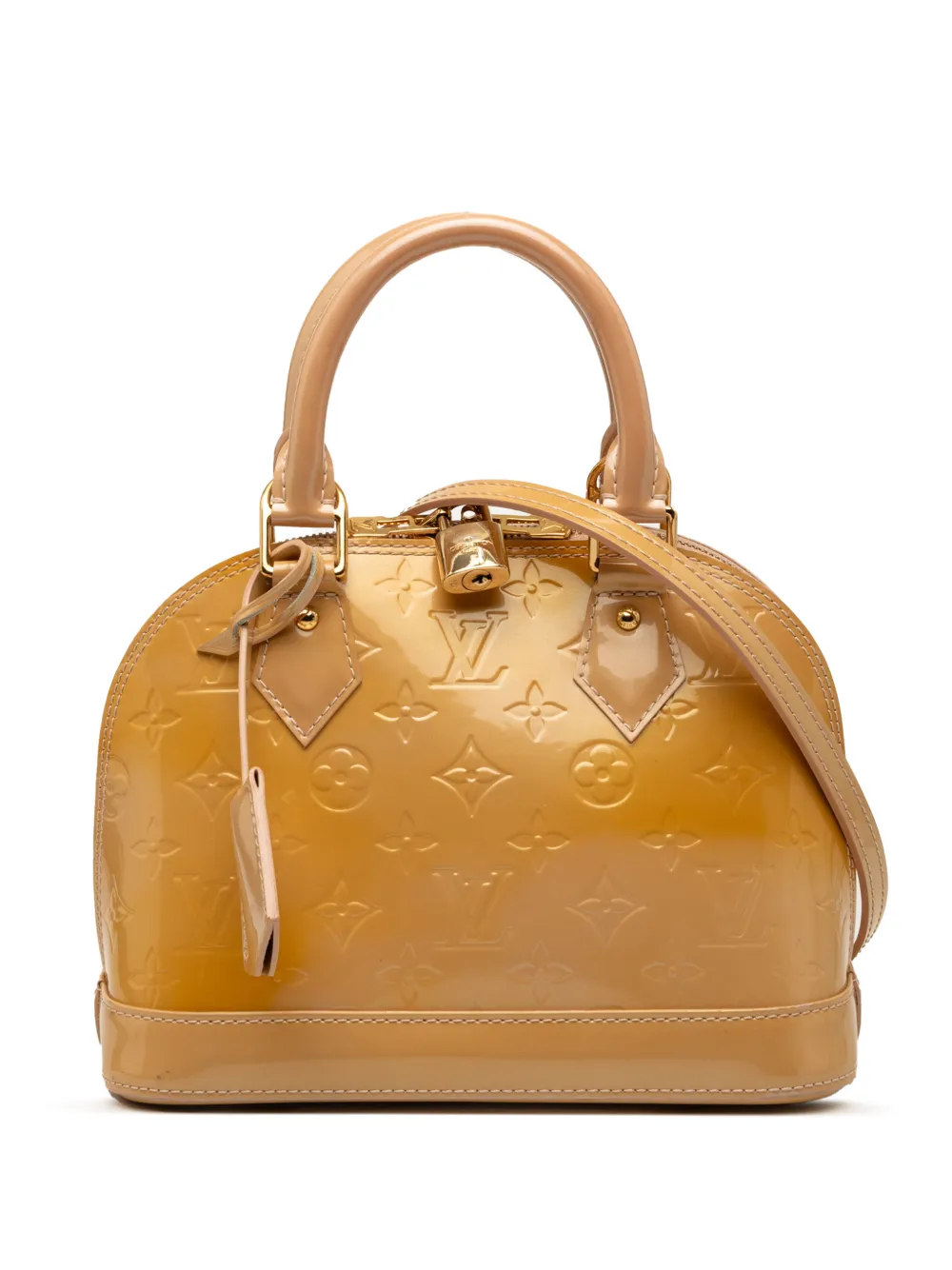 Louis Vuitton Pre-Owned 2010 Monogram Vernis Alma BB satchel - Marrone