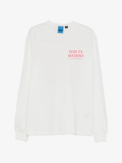 Deus Ex Machina Kumbaya logo-print long-sleeves T-shirt