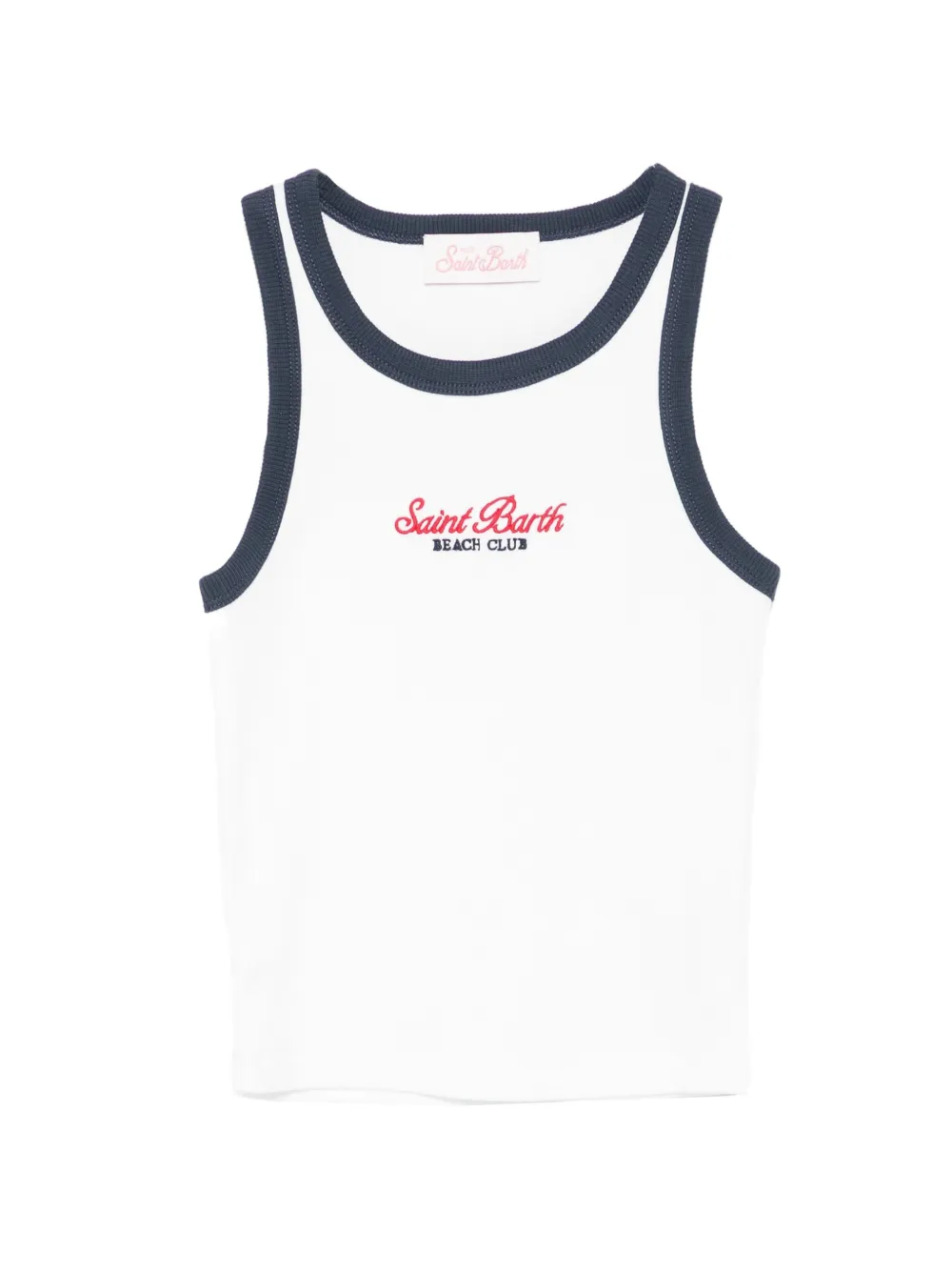 MC2 Saint Barth Kids embroidered tank top - Weiß
