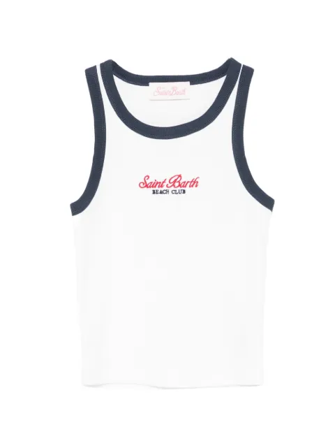MC2 Saint Barth Kids embroidered tank top