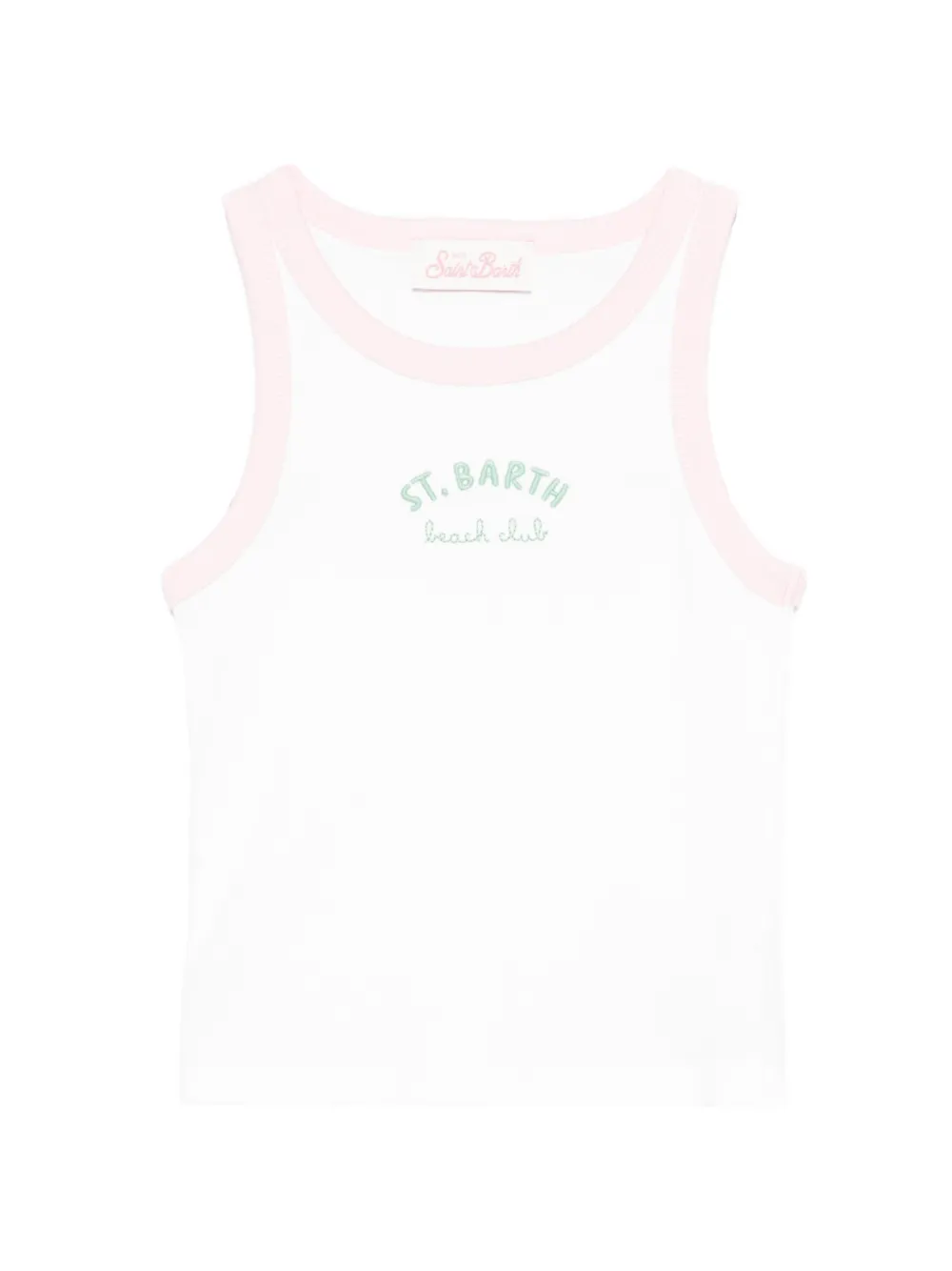 MC2 Saint Barth Kids Blue Jr top - Bianco